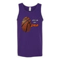 thumbnail image 2 of Wild Bobby, Basketball Fingerprint It's In My DNA, Sports, Men Graphic Tank Top, Purple, 3X-Large, 2 of 5