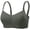 Dark Gray, variant on Alun Bras for Women Integrated Wireless Push up No Underwire Seamless Comfort T Shirt Everyday Bralettes Full Coverage Sides Supportive Pure Color Sports Bra Coffee 40