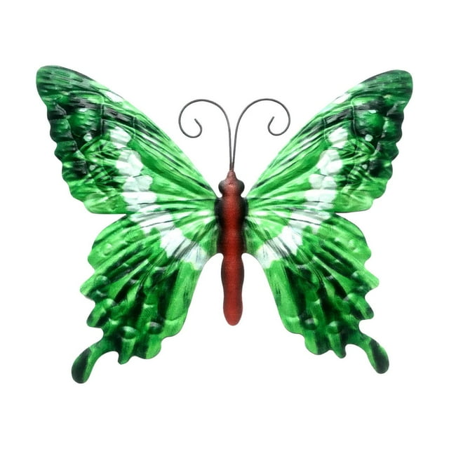 Décoration Réutilisable Durable Décoration Intérieure Extérieure Résistante à la Décoloration Sans Entretien Décoration Murale Suspendue Design Intérieur Suspendu Jardin Art Papillon Extérieur Jardin Cour Arrière Décoration Animale en Métal Cadeau
