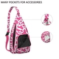 thumbnail image 2 of Cute Cow Print Sling Backpack – Highland Cow & Sunflower Farmhouse Style Crossbody Bag for Women, Hand-Drawn Watercolor Ranch Vibe Hiking Daypack, 2 of 4