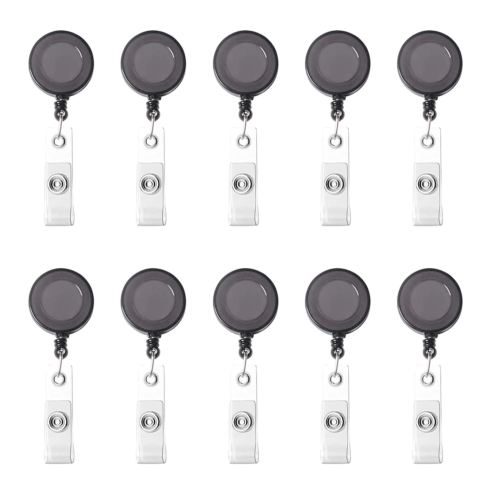 Fnochy Home 10Pc Retractable Badge Holder Badge Holder Scroll ID