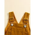 thumbnail image 4 of Suealasg Baby Girl Summer Corduroy Overalls 3 6 12 18 24 Months Infant Girls Jumpsuit Casual Suspender Pants Clothes, 4 of 7