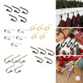 thumbnail image 5 of AFQH 5 Pcs Christmas Stocking Hooks Stocking Holders Non-Slip Stocking Hangers for Mantle Fireplace Xmas Party Home Decoration Hooks Set, 5 of 8