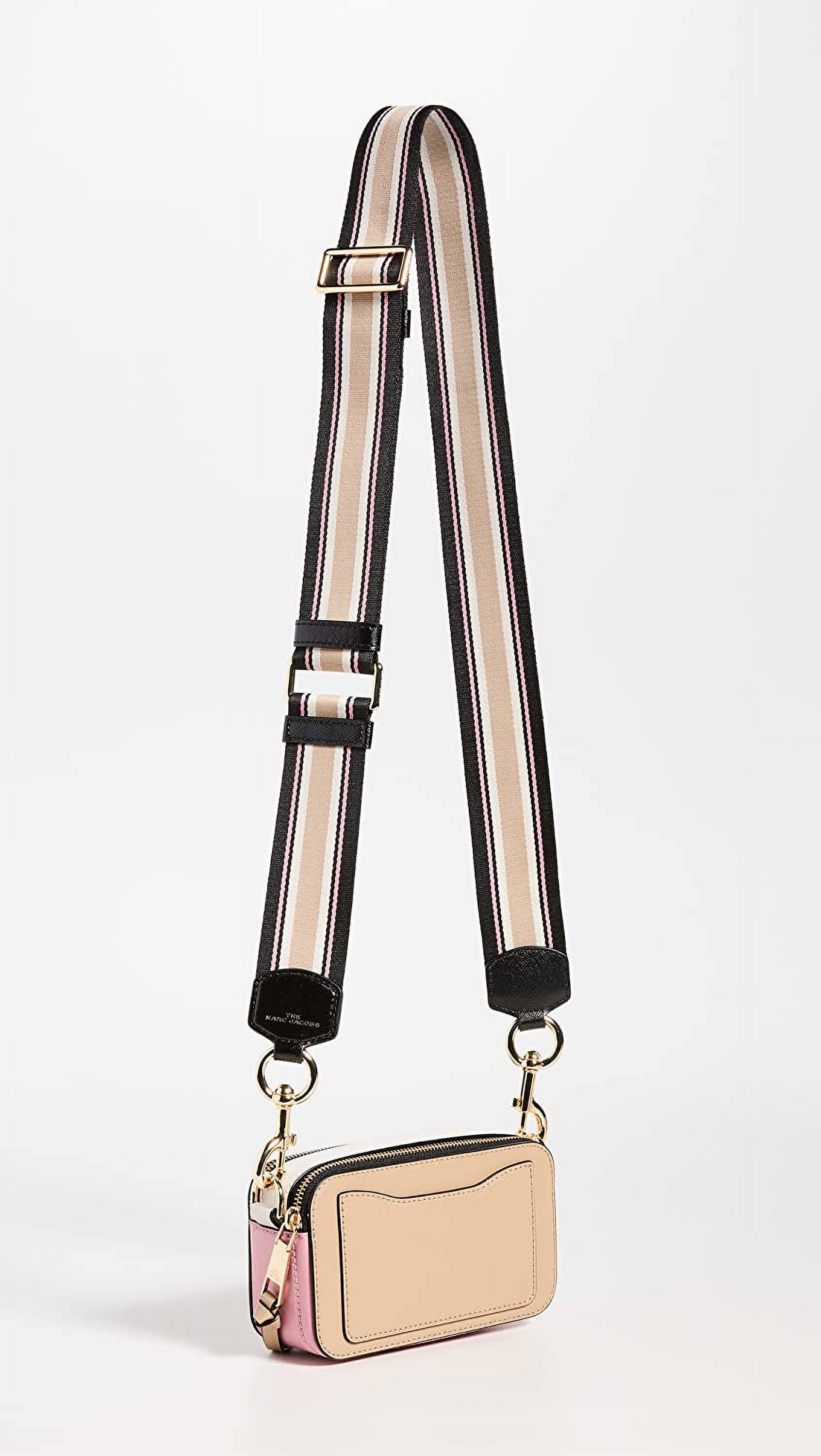 Marc Jacobs The Snapshot Gilded Leather Cross-body Bag - Black