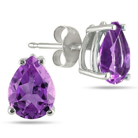 Szul Jewelry Pear Cut Gemstone Stud Earrings