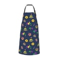 thumbnail image 2 of Lsque Mardi Gras Carnival Waterproof Apron Chef Aprons for Men Heavy Duty Chemical Work Apron Extra Long Grilling Aprons with Adjustable Bib Apron, 2 of 9