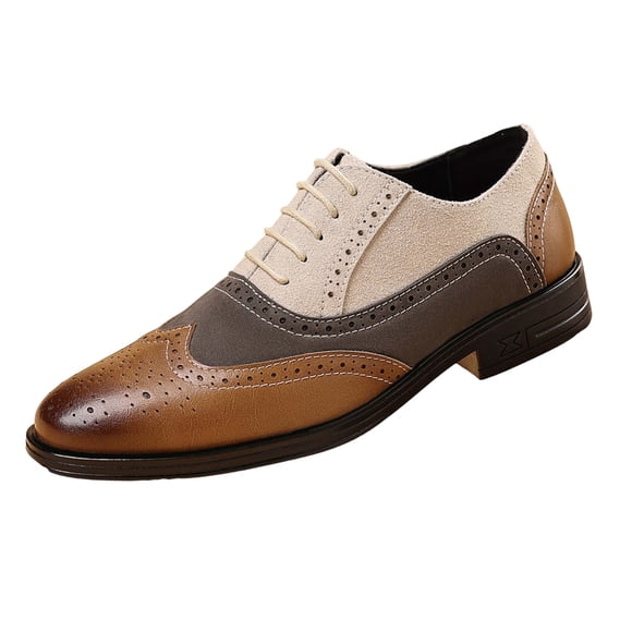 White Men'S Dress Shoes Summer Solid Color Casual Soft Sole Formal Business Leather Shoes Lightweight Comfortable Daily Office Wear Size 43