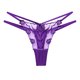 thumbnail image 1 of Worallymy Lencería sexy Mujer Malla T-back Calzoncillos Tangas florales Calzoncillos Panty, Púrpura Worallymy JD735799818, 1 of 6