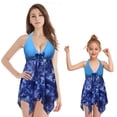 thumbnail image 6 of GYRATEDREAM Mother Daughter Swimwear Family Matching Girls Swimsuit Women Bikini Set, 6 of 7
