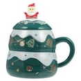 thumbnail image 1 of 1 Set Christmas Coffee Mug Ceramic Santa Tea Cups Ceramic Mug for Daily Use, 1 of 6