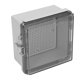 thumbnail image 1 of Caja De Conexiones Eléctricas, Caja De Conexiones Eléctricas Pestillo De Acero Inoxidable 304 Cubierta Con Bisagras Transparente IP67 Para Control De Rociadores, 1 of 7