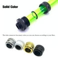 thumbnail image 4 of kurtrusly 12Pcs Computer Water Cooling Pipe Adapter Solid Color G1/4 Anti-rust Nonslip Fast Release 5mm Thread Connector White, 4 of 8