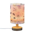 thumbnail image 2 of Pinksh Purple Yellow Flowers Table Lamp with USB Port LED Warm Light Lamp Night Light Home Decor, 2 of 7