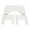 White, variant on LAZIOEGR Toilet Stool Thickened Squat Step Poop Foot Stool Anti Slip Surface Stable Sturdy Squatting Bathroom Accessory For Adults And Children Grey 16.14 inches / 41 cm