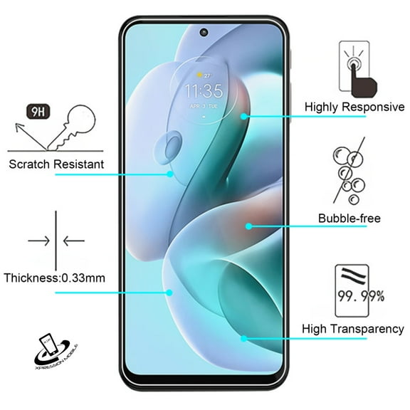 Xpression Screen Protector Tempered Glass for Motorola Edge Plus 2022 /Edge  Case Friendly, 9H Hardness, 3D Touch Accuracy, Anti Scratch, Bubble Free [ Clear ]