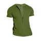 thumbnail image 1 of pstuiky camisetas de hombre, Camisa informal de verano para hombre, con bloques de color, manga corta, solapa y media cremallera camisetas de hombre m, 1 of 5