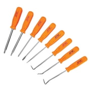 Performance Tool W941 8-Piece Specialty Pick/Driver Set, Precision Pick & Hook Set with Scraper