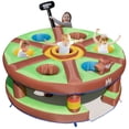 thumbnail image 1 of Costway Inflatable Whack-a-Mole Themed Castle for Kids Interactive Game w/ 480W Blower, 1 of 9