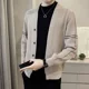 thumbnail image 4 of Cárdigan de punto para hombre, ropa informal a rayas, ropa popular coreana, suéteres para hombre, jerséis, chaquetas de punto de moda para otoño e invierno, 4 of 5
