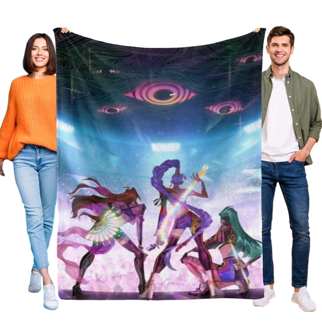 Cazadores de Demonios K-Pop anti-pilling, suave, ligera, esponjosa y acogedora de lujo para hogar y cocina – Perfecta para niños y adultos,120X150cm