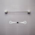 thumbnail image 4 of Beaupretty Safety Shower Grab Bar Abs Silver 1Pack Wall Mounted Bathtub Handrail, 4 of 8