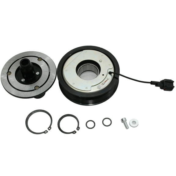 Hex Autoparts A/C AC Compressor Clutch Kit Pulley Bearing Coil Plate Fits For Nissan Versa 2007-2011 1.8L