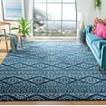 thumbnail image 3 of SAFAVIEH Tulum Lakisha Oriental Area Rug, Navy/Ivory, 9' x 12', 3 of 10