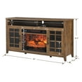 thumbnail image 3 of Modern 55 inch TV Media Stand with Electric Fireplace Inserts - Stylish and Cozy Entertainment Center, 3 of 8