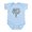 Sky Blue, variant on CafePress - Lift Weights Like My Daddy Body Suit - Baby Light Bodysuit, Size Newborn - 24 Months