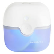 Angle View: Munchkin Portable UV Sterilizer Plus with Rechargeable Battery and Transparent Base, Mini UV Light Sanitizer Box Eliminates 99.99% of Germs in 59 Seconds
