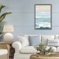 thumbnail image 2 of Stupell Industries Seaside Blush Abstraction Brown Framed Floater Canvas Wall Art design by Lera, 31 x 21, 2 of 9