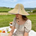 thumbnail image 4 of Strawhat For Outdoor Folded Hat Sunlight Protection Strawhat For Sun And Rain Protection Fishing And Farming Activities, 4 of 8