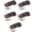 Red-433 -ABCD- kit5, variant on 433MHz 4-Button Copy Cloning Remote Control | Comes with Free Battery & Key Fob | Fits Garage Door Gate Rolling Door
