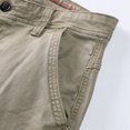 thumbnail image 5 of Defitshape Men's Workout Lounge Jogger Chino Pants Cargo Work Tapered Streetwear Trousers Slim Fit Cotton Pants Khaki 32, 5 of 5