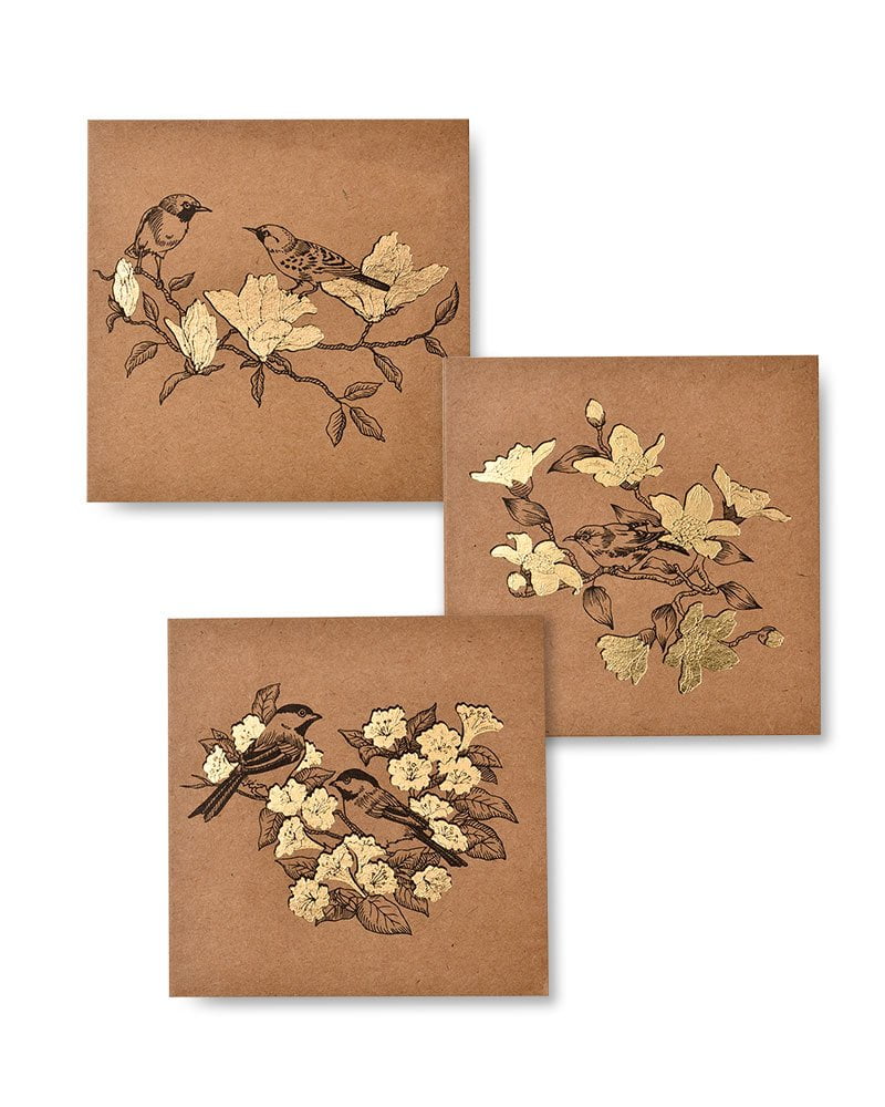 Stanley Birds & Branches Mini Note Card Assortment, 12 count