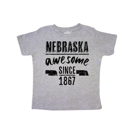 

Inktastic Nebraska Awesome Since 1867 Gift Toddler Boy or Toddler Girl T-Shirt