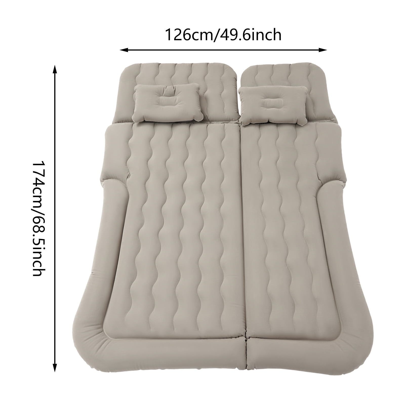 Inflatable Bed Mattress Car Truck SUV Back Seat Sleeping Beds w/ Air Pump Set