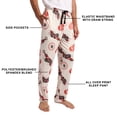 thumbnail image 3 of National Hot Rod Association Cars & Logo All-Over Print Men’s White Sleep Pajama Pants
 -XXL, 3 of 4