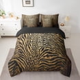 thumbnail image 2 of Ensemble de Literie Imprimé Léopard Complet 7 Pcs pour Femmes Adultes Style Ferme Rustique Ensemble de Couette avec Draps Imprimé Léopard Ensemble de Lit Thème Faune, 2 of 5