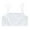 White, variant on KAOOCXU Toddler Crop Tops Bra Girls Seamless Sports Bra Training White Teen Bra Camisole Style Lightweight Seamless Kids Cozy Dailywear