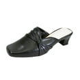 thumbnail image 5 of PEERAGE Claudia Women's Wide Width Dress Casual Leather Mules, 5 of 10