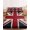 Deep Red, variant on Cal.King Size Fitted Sheet Set - British Flag 3 Piece Bedding Sets 16" Deep Pocket Fitted Sheet with 2 Pillowcases, Vintage United Kingdom England Uk Flag Brushed Microfiber Hotel Luxury Bed Sheets