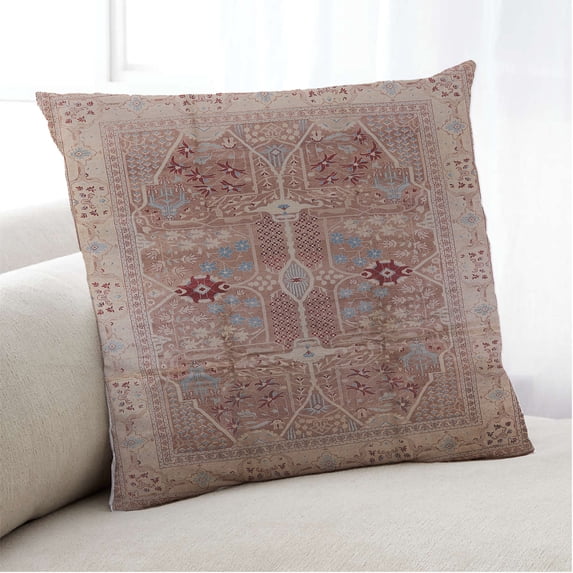 Ahgly Company Indoor Square Mid-Century Modern Throw Pillow, 18 inch by 18 inch