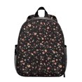 thumbnail image 1 of Floral Bloom Students Backpack - Bright Tropical Flower and Leaves with Watercolor Flower Pattern, Comfortable Adjustable Straps for Developing Students, 1 of 6