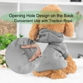 thumbnail image 6 of Dog Sweatshirt Hooded Pet Spring/Fall/Winter Clothes Warm Coat for Small and Medium Dogs Grey S, 6 of 7