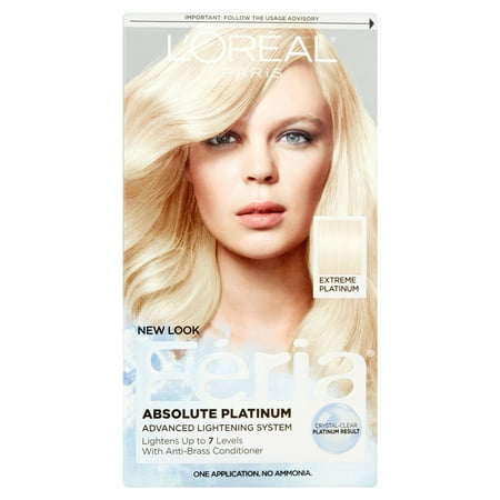 L'Oreal Paris Feria Absolute Platinum Advanced Lightening Haircolor - Walmart.com
