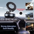 thumbnail image 4 of XO Simple is Beauty Vacuum Suction Magnetic Phone Holder, Strong Suction Magnetic Car Phone Holder Mount Foldable Phone Stand for iPhone16/15/14/13/12, Mirror/Glass/Screen(Not Charge Phone), 4 of 9