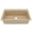 Bisque, variant on Karran Drop-In Quartz Composite 33 in. 1-Hole Single Bowl Kitchen Sink in Black