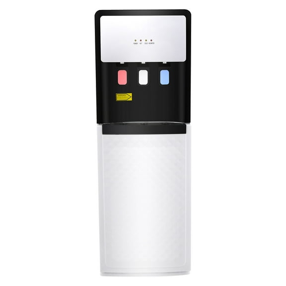 PP Bottom Loading Water Dispenser Hot & Cold Standing Water Dispenser Water Cooler Dispenser with Indicator Lights Lower Water Loading Design Floor Standing Mount Type