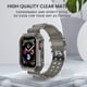 thumbnail image 4 of Correas de reloj grises Apple Watch Band 42 mm 44 mm 45 mm, correa deportiva de silicona suave transparente cristalina iWatch para Apple Watch 8/7/SE/6/5/4/3, 4 of 5